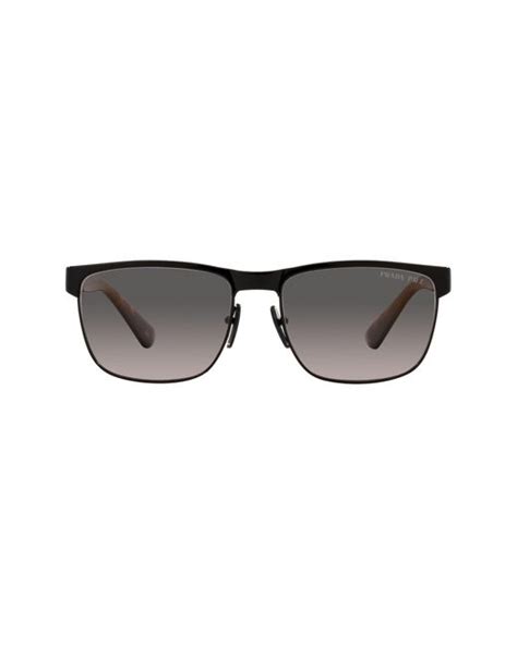 Prada 58mm Gradient Square Sunglasses 